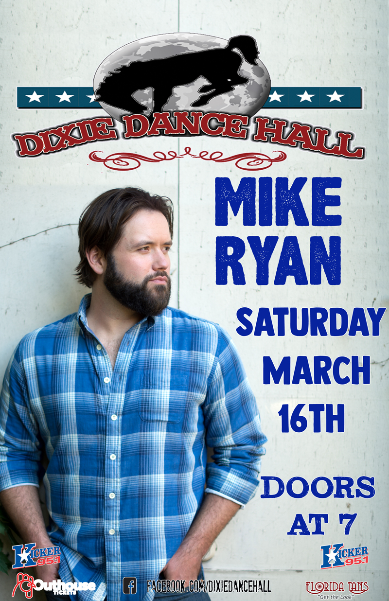 Mike Ryan Dixie Dance Hall Outhouse Tickets