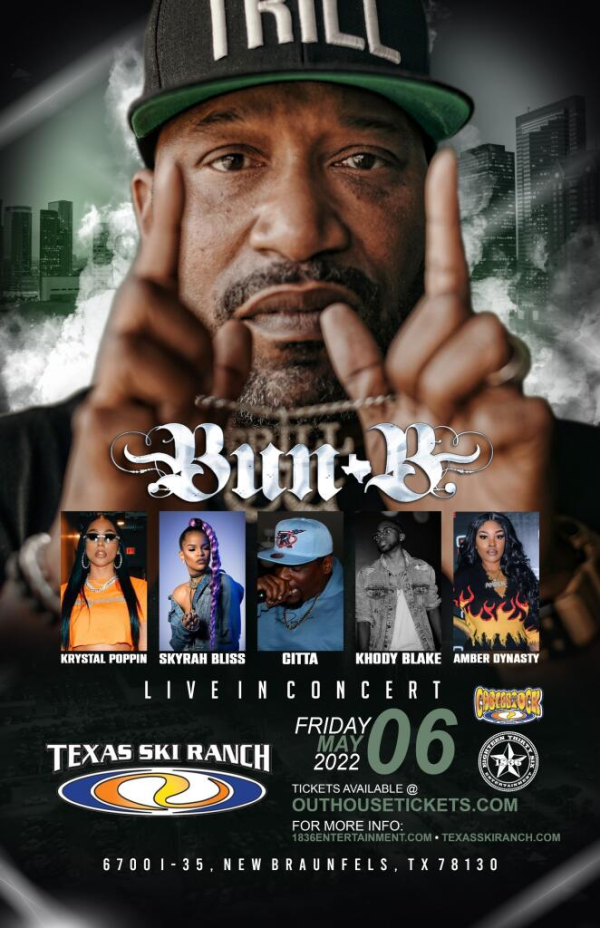 Bun B performs his song 'Crush City' 