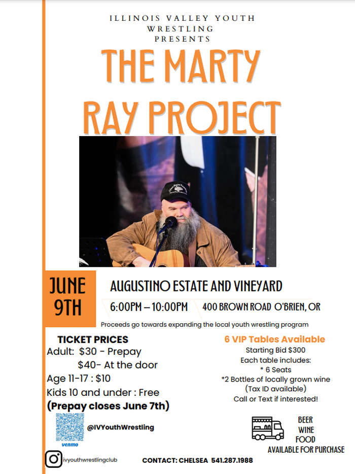 The Marty Ray Project Augustino Estate and Vineyard Outhouse Tickets