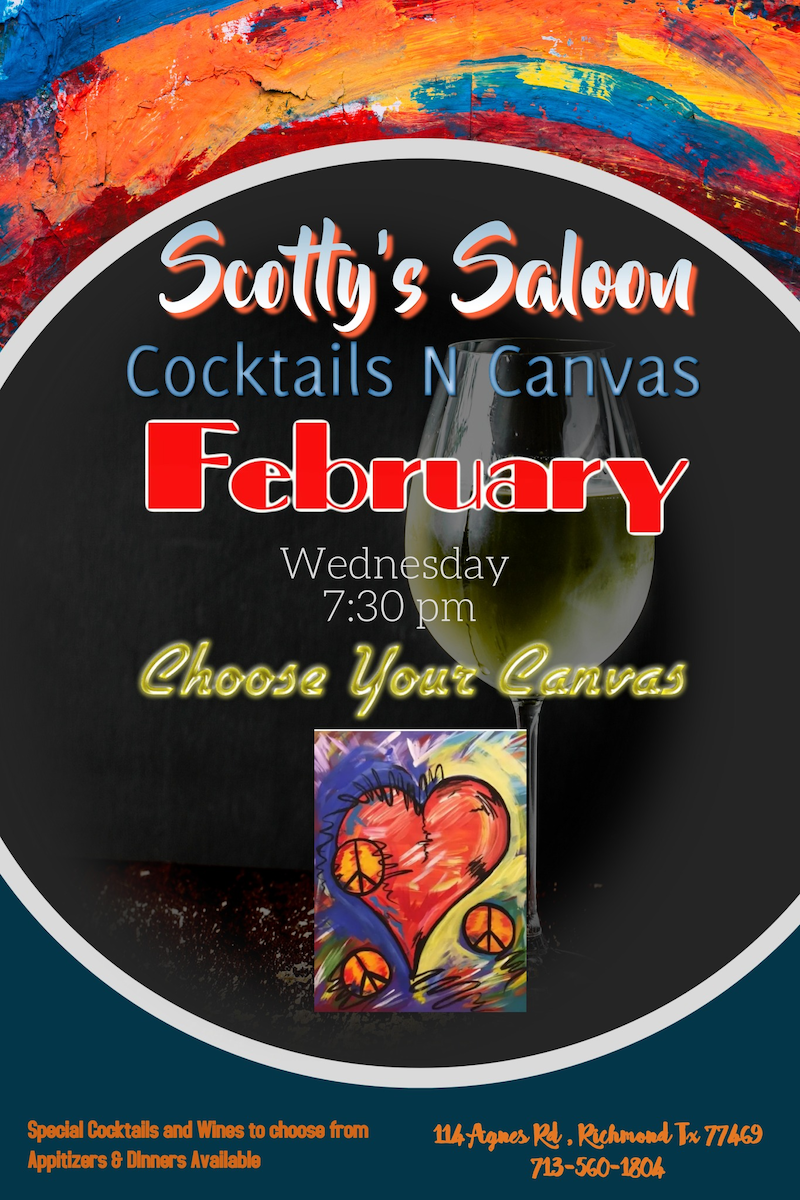 Cocktails N Canvas Scottys Saloon Outhouse Tickets 