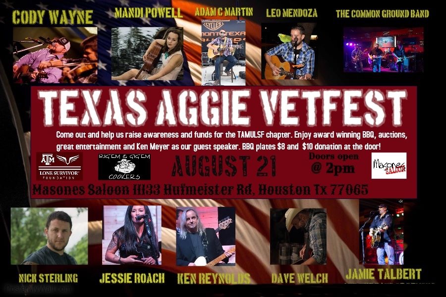 Texas Aggie Vet Fest Masones Saloon Outhouse Tickets