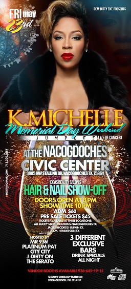 K Michelle Memorial Day Jump Off Nacogdoches Texas Outhouse Tickets 