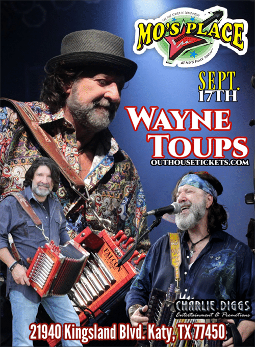 Wayne Toups Mo's Place Outhouse Tickets