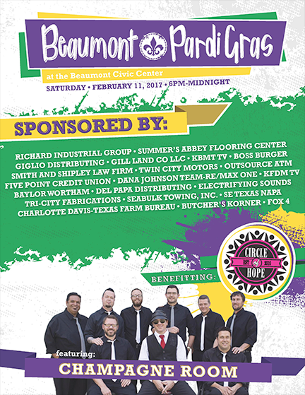 Beaumont Pardi Gras Beaumont Civic Center Outhouse Tickets